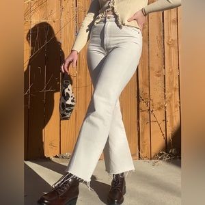 Rollas east coast flare pants size 32 color salt